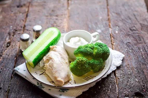 диетический салат с брокколи для похудения рецепт фото 1 